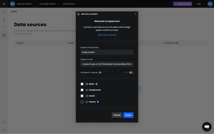 Import Data Source