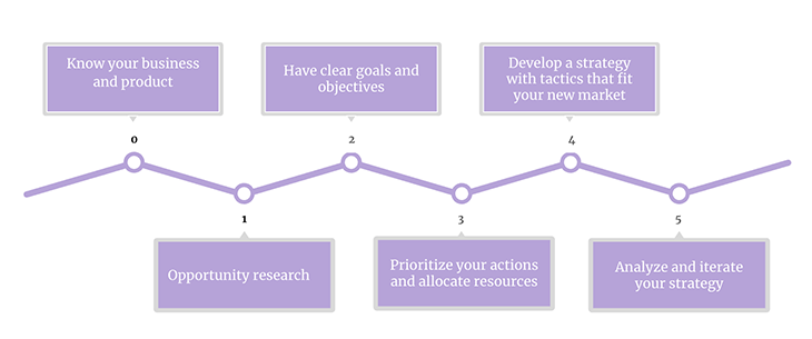 Market Development Plan Phases Graphic