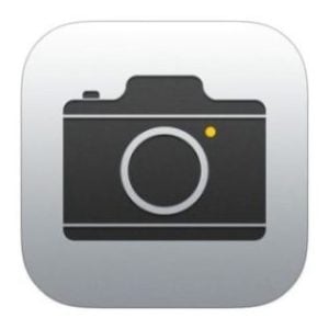 Minimalist camera icon