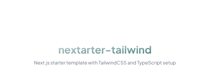 Nextarter Tailwind Library