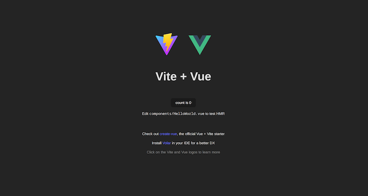 Vite Vue Template Homepage