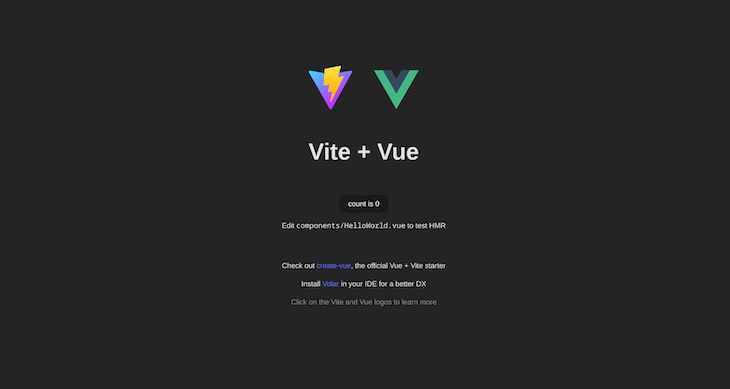 Vite And Vue Starter Working