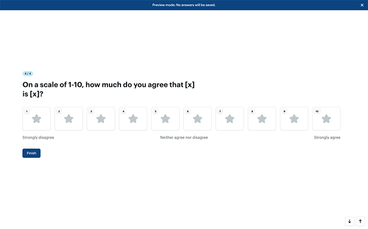 Scale Question How Much Do You Agree That X Is X