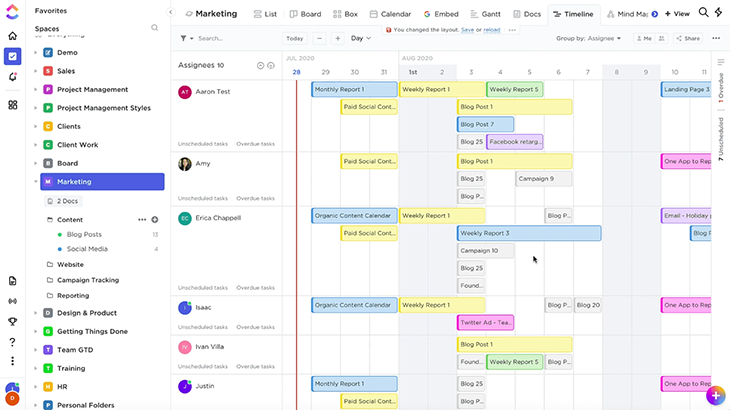 Clickup Gantt Chart