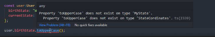 An Example of the Problems Before the Satisfies Operator in TypeScript