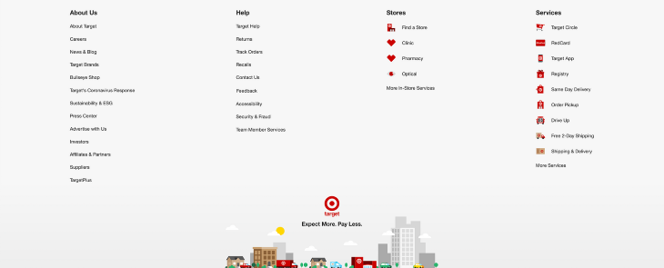 Target Footer