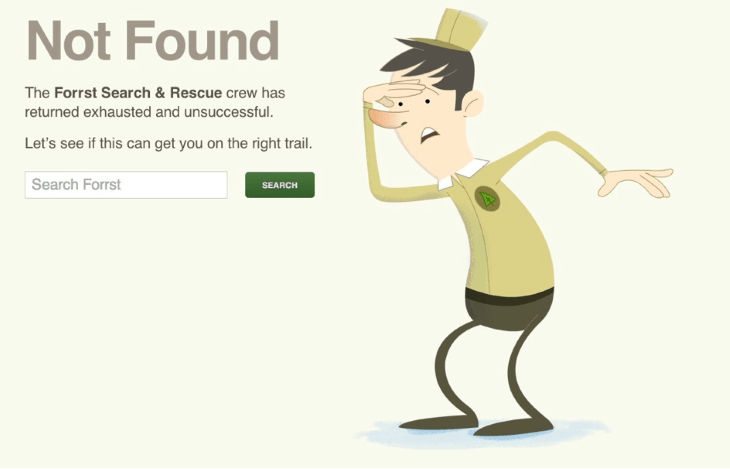 404 “Not Found” Page