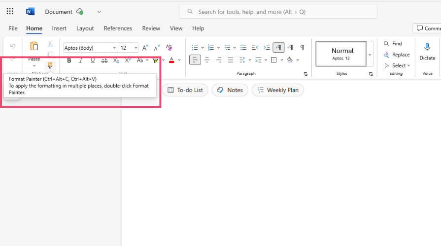 Microsoft Word