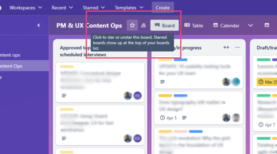 Trello Tooltip