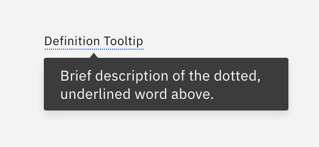 Definition Tooltip