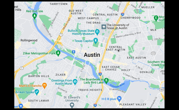 Demonstrating Realistic Scrolling on the Map