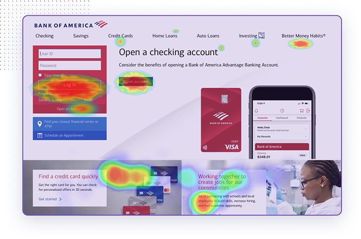 Heat Map Bank Of America Screenshot Example