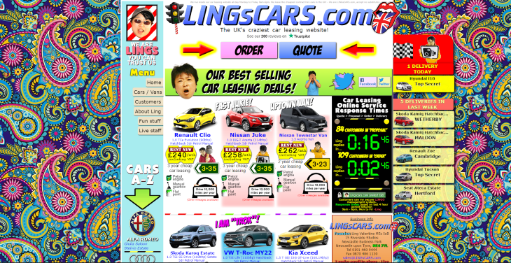 Lingcars Website