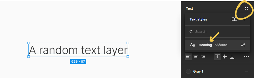 Applying Text Style Properties