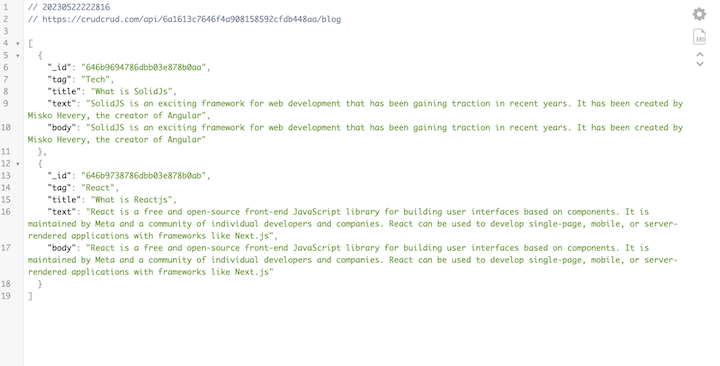 Build a full-stack CRUD app with SolidJS - LogRocket Blog