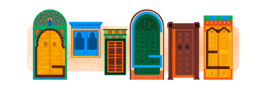 example of Google India Doodle