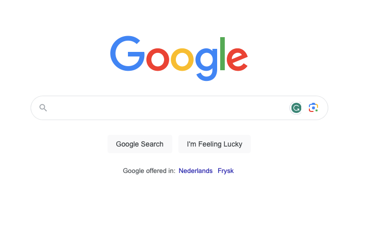 Google Search Homepage