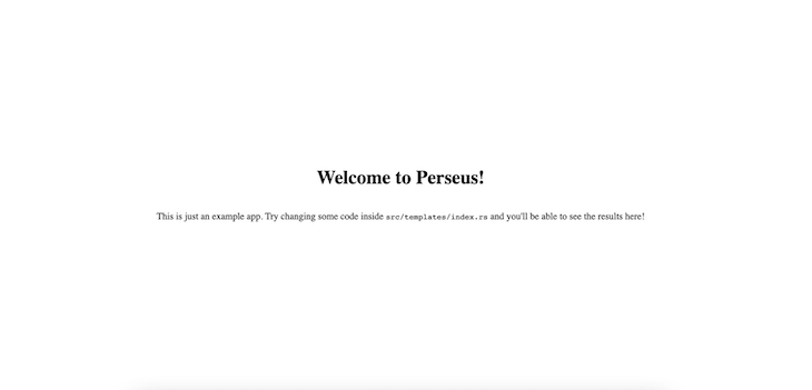 Perseus Homepage