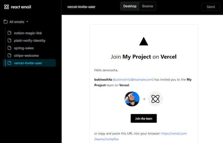 React Email Project
