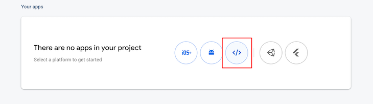 Registering A Web App In Our Firebase Project