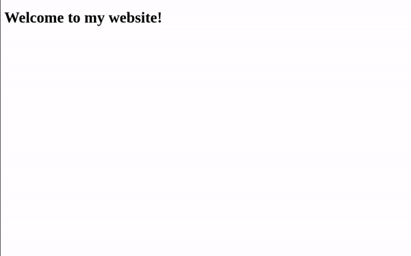 React Typing Animation Displaying Welcome To My Website In Black Text On A White Background With I’m A Developer Replacing The Text With A Wobbly Transition Effect 