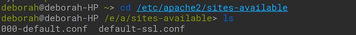 Apache Sites Available File Contents