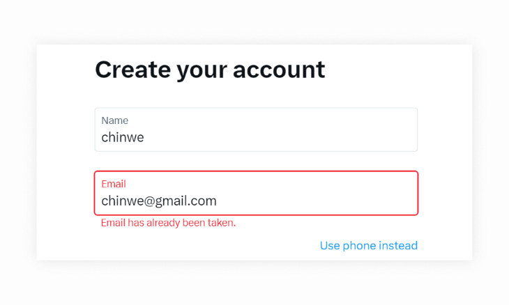 Create Account