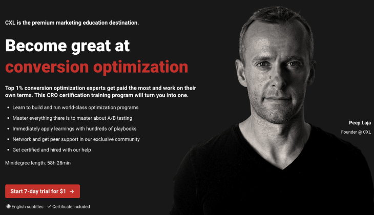 CXL Conversion Optimization Program