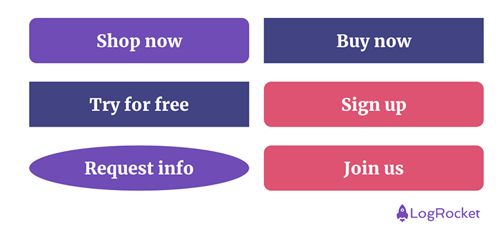 Different Button CTAs Example