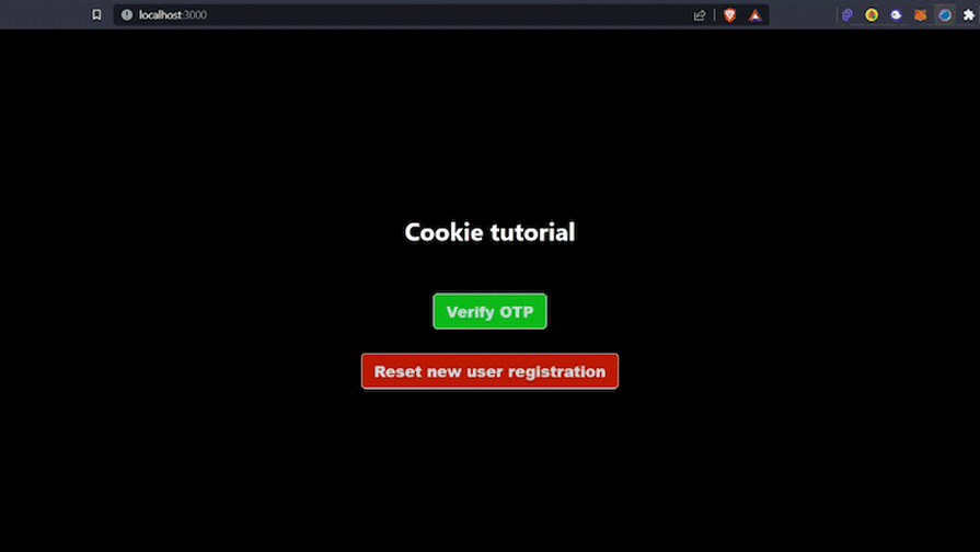 Demo Of Setting A Cookie On An Api Route