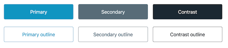 Pico CSS Button Styling Example Primary Secondary Contrast