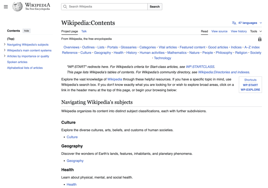 Wikipedia Useful UX Honeycomb Element
