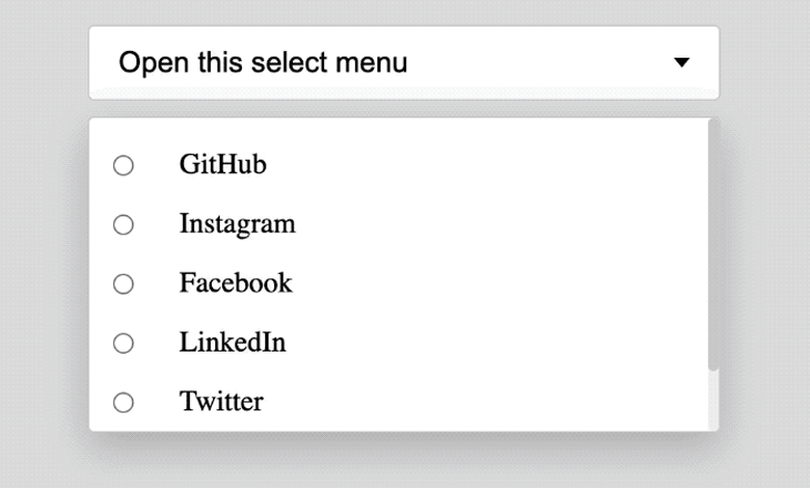 Creating a custom dropdown with CSS - LogRocket Blog