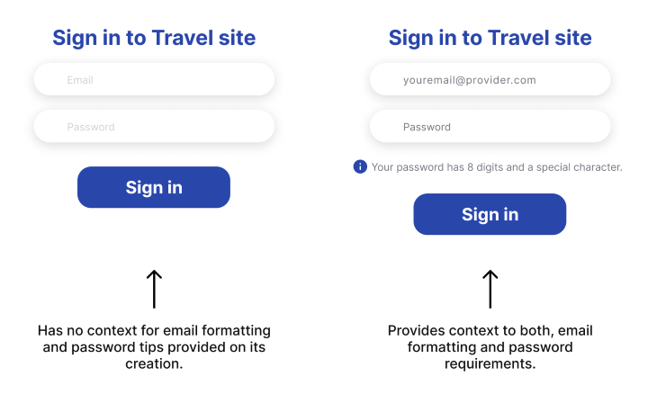 Travel Site Sign-in