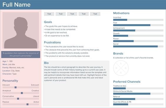 User Persona Template