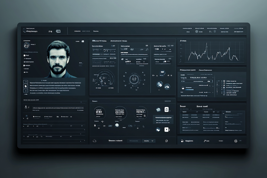 Example Using Midjourney For Dashboard UI Design