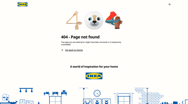 IKEA 404 Page