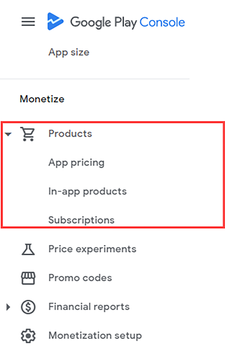 Monetize your app in the Google Play console