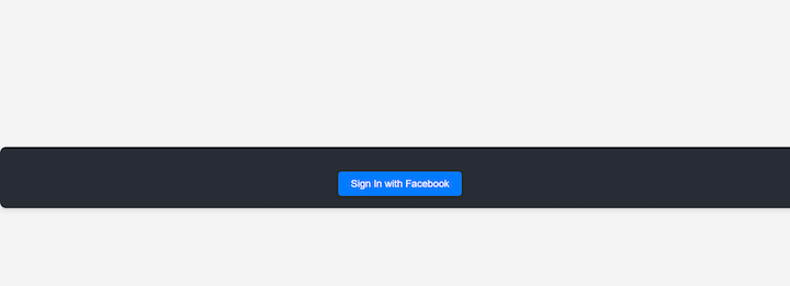 Signing In Facebook Authentication