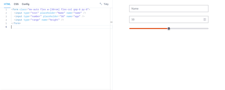 Form After Using The Tailwind Forms Plugin