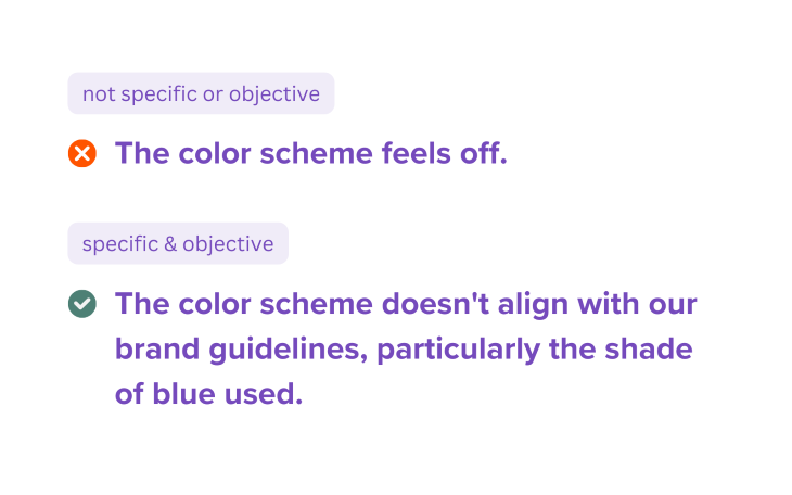 Design feedback: How to give and receive productive feedback ...