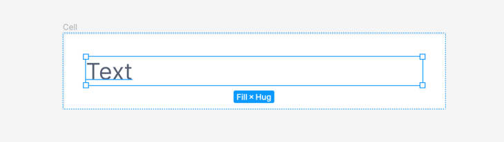 Text Fill Hug