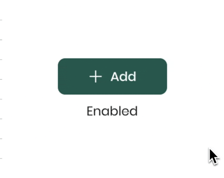 Button Showing Hover State By Changing Color When User Cursor Hovers Over