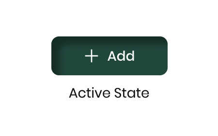 Button Showing Active Or Pressed State In Skeuomorphic Style With Shadows Creating Three Dimensional Effect Of Button Pressed Down