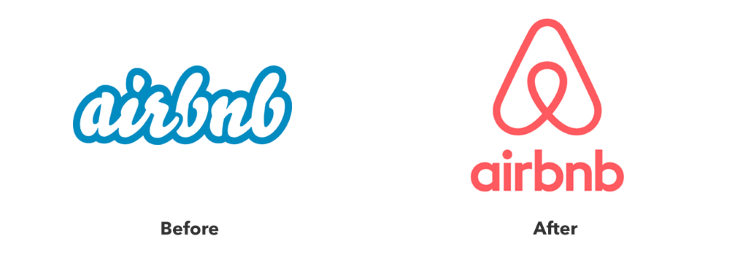 Airbnb Logo Comparison