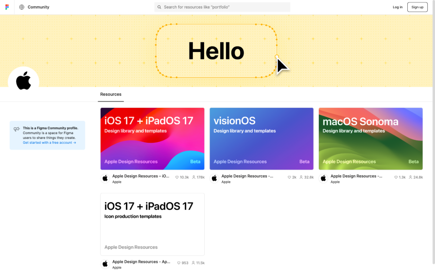 Apple's Figma Resources