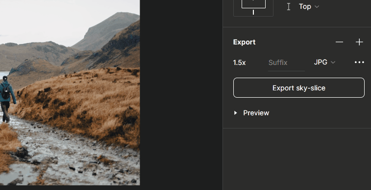 Clicking Export Slice Button
