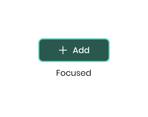 A Button in the Focused State