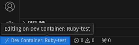 Bottom Left Icon In Vs Code Window Now Labeled With Dev Container Name From Json File