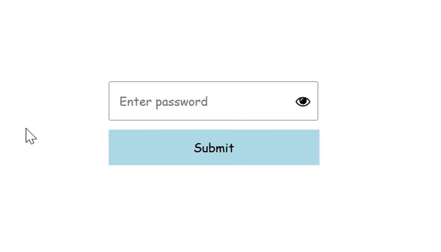 Example Of Password Entry Field Showing Left Aligned Prompt To Enter Password, Right Aligned Eye Symbol To Reveal Password, And Submit Button Below. Text Switches To Right To Left Language To Demonstrate Effect Of Non Directionally Aware Styling, As Prompt To Enter Password Now Overlaps With Eye Symbol On Right